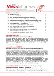 E-Mail Newsletter - Stadtmarketing Regensburg