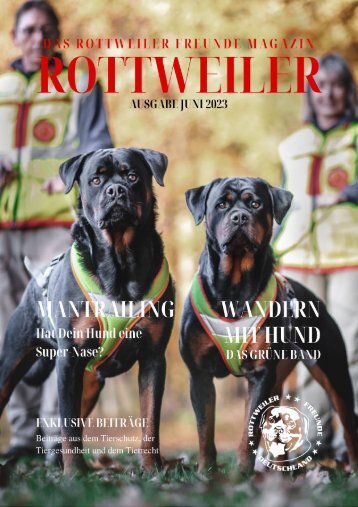 Rottweiler - Das Magazin Ausgabe Juni 2023