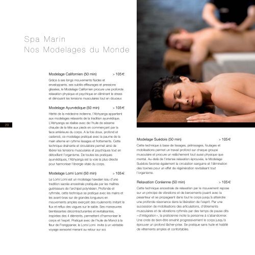 Brochure Hôtel et Spa Bandol 2012 - Thalazur