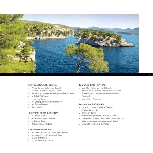 Brochure Hôtel et Spa Bandol 2012 - Thalazur