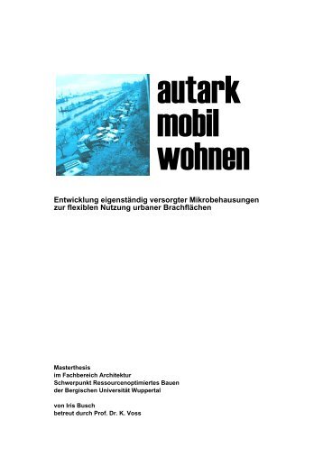 Autark mobil Wohnen