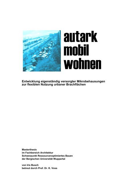 Autark mobil Wohnen