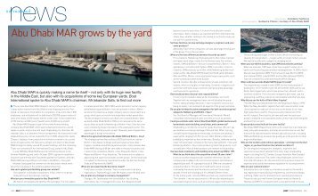 Abu Dhabi MAR grows by the yard - CMN Yacht Division