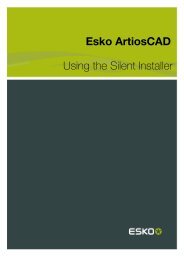 Esko ArtiosCAD Using the Silent Installer - Esko Help Center