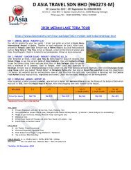 Medan Lake Toba Tour Packages 2023/2024