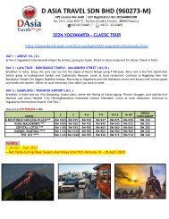 Yogyakarta / Jogja Tour Packages 2023/2024