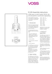 B 246 Assembly instructions - VOSS