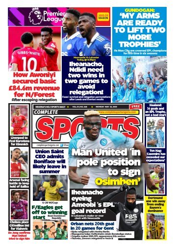 Complete Sports - Monday, May 22, 2023