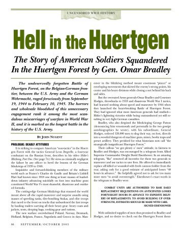 Insane WWII Battle of Hürtgen Forest - John de Nugent