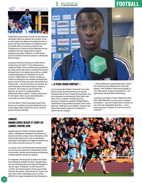 Journal wiwsport n204 - 22 mai 2023