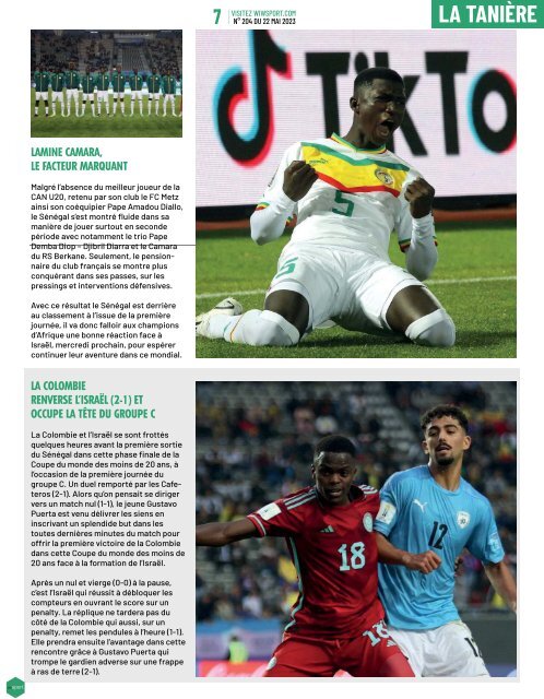 Journal wiwsport n204 - 22 mai 2023