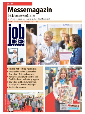 Das MesseMagazin zur jobmesse münster 2023