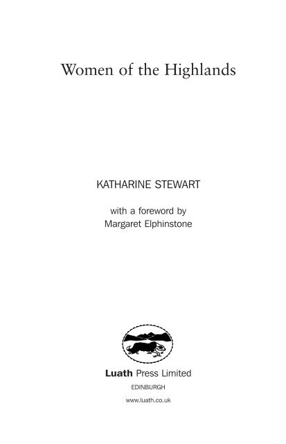 Women of the Highlands by Katharine Stewart sampler