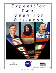 Expedition Two Press Kit (1.1 Mb PDF) - NASA Human Space Flight