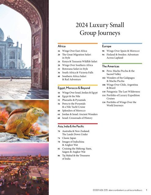 Luxury Small Group Journeys 2024