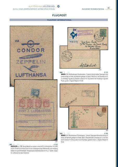 178. Auktion Flug- und Zeppelinpost, Astro-Philatelie