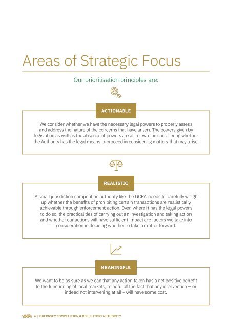 GCRA - Strategic and Operational Priorities