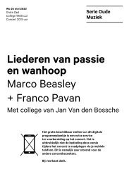 2023 05 24 Liederen van passie en wanhoop - Marco Beasley + Franco Pavan