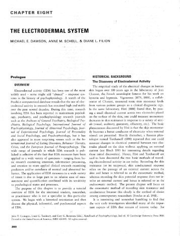 Dawson, M.E., Schell, A.M., & Filion, D.L. - The Psychophysiology ...