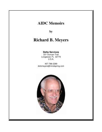 AIDC Memoirs by Richard B. Meyers - The Core Memory