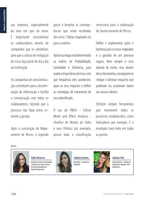 Revista Newslab Edição 177