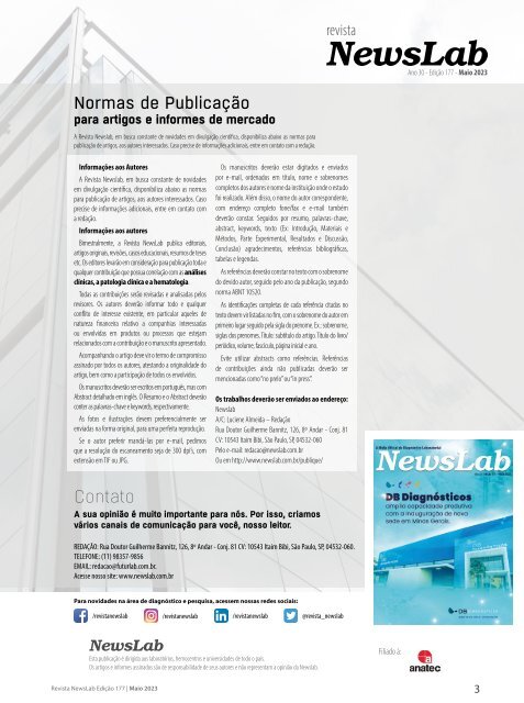 Revista Newslab Edição 177