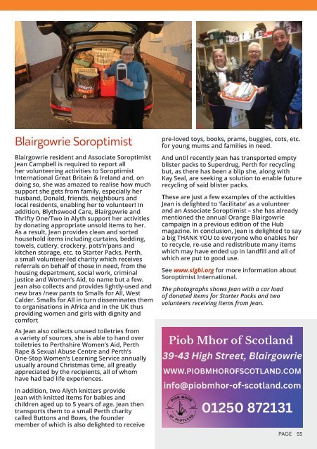 Blairgowrie & Rattray Hub Magazine Summer 2023 