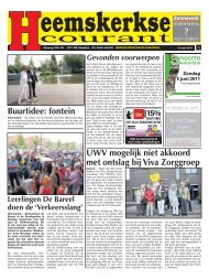 Media voor - De Heemskerkse Courant ONLINE