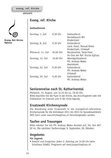 mitteilungen 7/12 - Gemeinde Eglisau