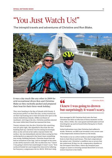 The intrepid travels of Christine and Ron Blake - SNN April 2023