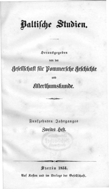 attische Studien. - Digitalisierte Bestände der UB Greifswald