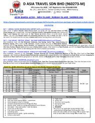 Banda Aceh Tour Packages 2023/2024