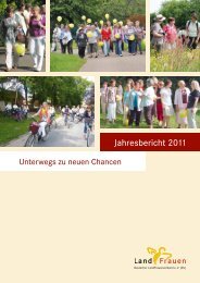 Link zum dlv-Jahresbericht 2011 - Deutscher LandFrauenverband e.V.