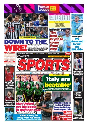 Complete Sports - Tuesday, May 23, 2023