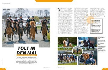 PFERD+SPORT 06/23| Pferdestammbuch: Tölt in den Mai