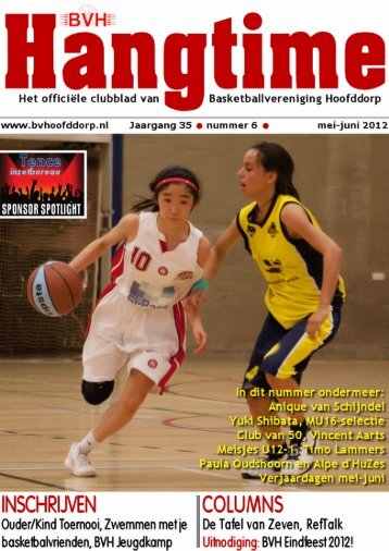 Hangtime Jaargang 35 nummer 6 mei-juni 2012 ... - BV Hoofddorp
