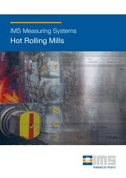 IMS Measuring Sytems in Hot Rolling Mills