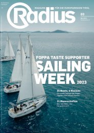 Foppa Taste Supporter Sailing Week 2023