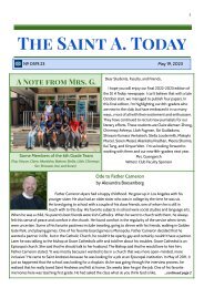 The Saint A. Today- May 2023