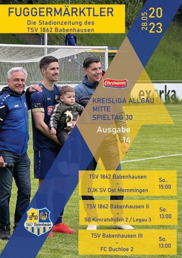 20230518 Fuggermärktler TSV 1862 Babenhausen – DJK SV Memmingen Ost
