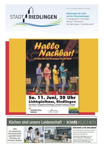 23.05.2023 Amtliches Mitteilungsblatt Riedlingen