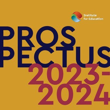 IfE Prospectus 2023-2024