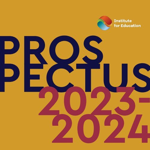 IfE Prospectus 2023-2024