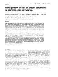 Management of risk of breast carcinoma in postmenopausal women