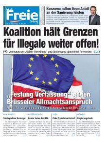 Koalition hält die Grenzen für Illegale weiter offen!