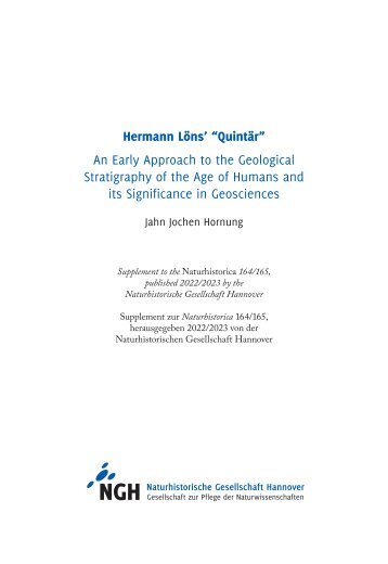 Naturhistorica 164-165 Supplement