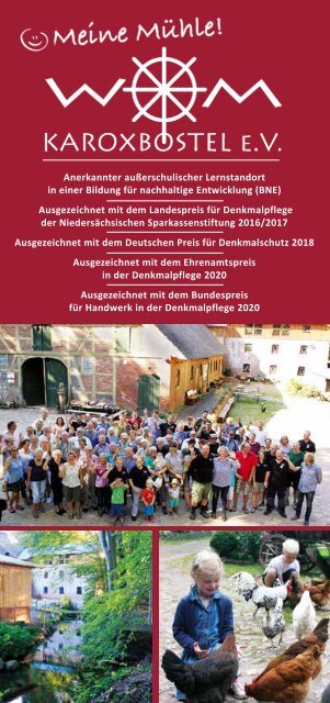 Informationen über die Wassermühle Karoxbostel
