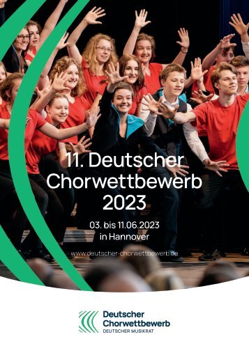 Deutscher Musikrat - Programmbuch 11. Deutscher Chorwettbewerb 2023