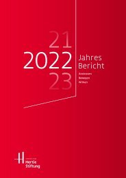 Jahresbericht Hertie-Stiftung 2022
