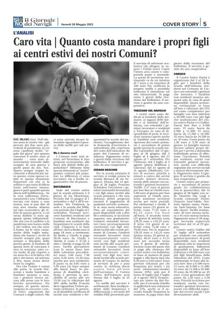 Giornale dei Navigli n. 21 - 26 maggio 2023